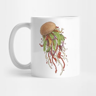 Jellyfish Burger Mug